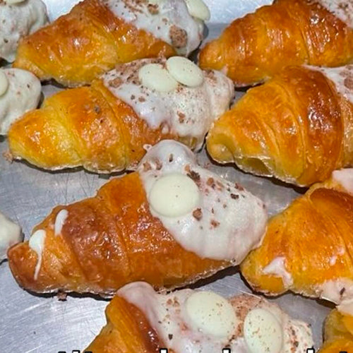 Bouquetitos de Chocolate Blanco y Cookies