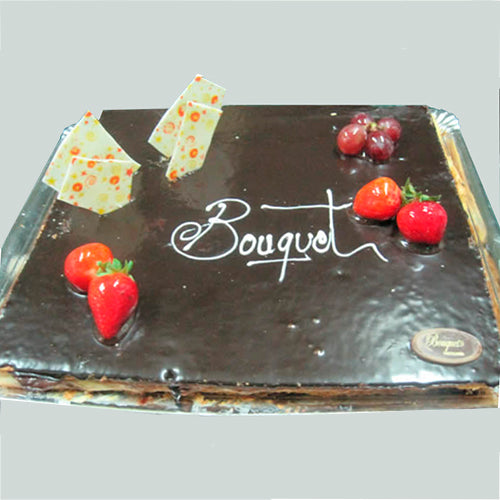 Tarta de Hojaldre de Chocolate Negro