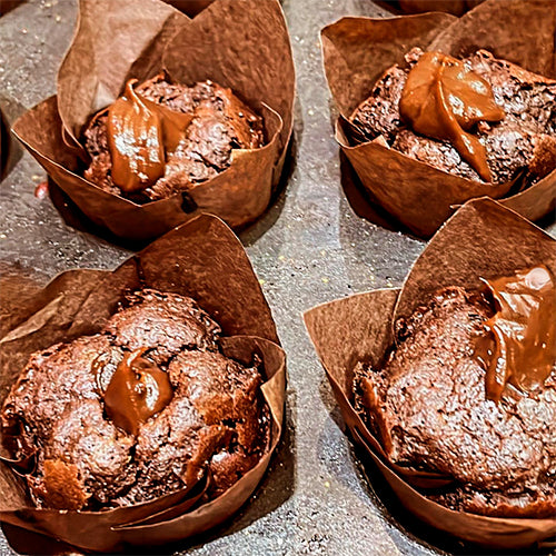 Mini Muffins de Chocolate (sin Gluten)