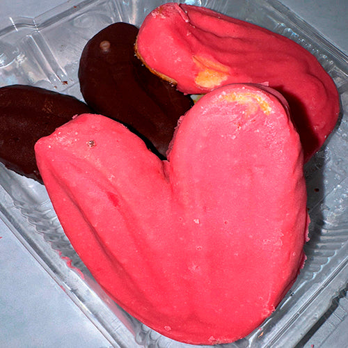 Palmeras medianas bañadas sabores surtidos (sin Gluten) (caja de 3 unidades)