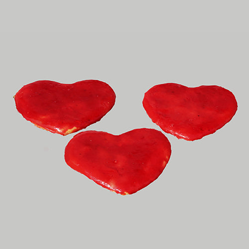 Pastas de Té de Corazones con cobertura