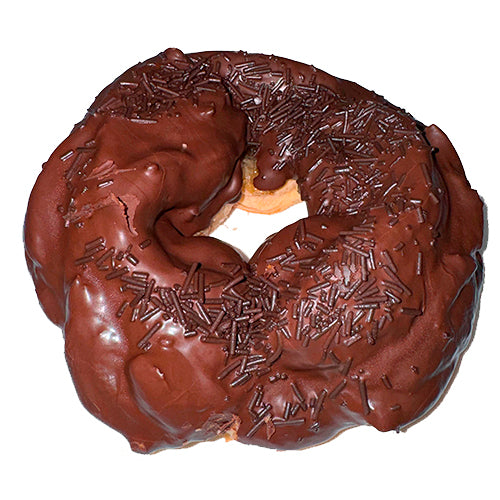 Rosca de hojaldre rellena de Cabello de Ángel y cobertura de Chocolate