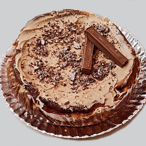 Tarta de Queso y Kinder (hecha al horno) (sin Gluten)