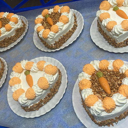 Tarta de Zanahoria (forma de corazón)