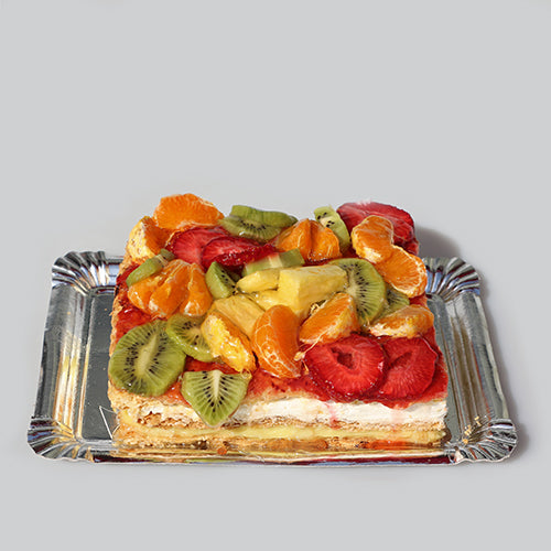 Tarta de Hojaldre con Frutas (Sin PLV, Lactosa, Huevo, ni FFSS)