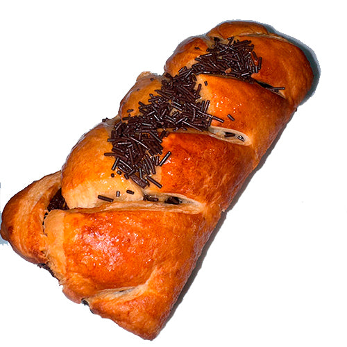 Trenza hojaldrada grande de Chocolate