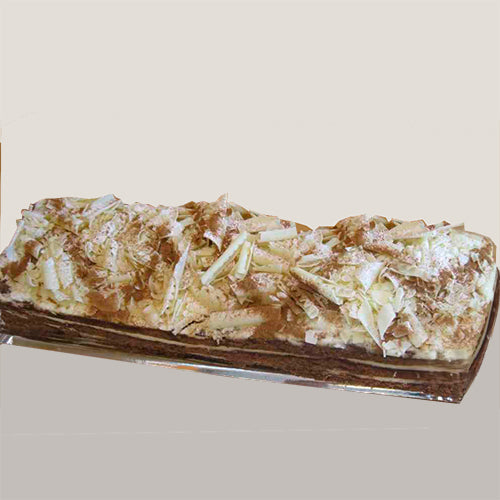 Tarta Selva Negra de Chocolate Blanco -rectangular- (multialérgicos)